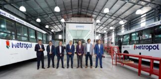 El Ministro D’onofrio inauguró el centro de reparaciones de carrocerías de la empresa Metropol
