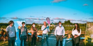 Escobar: Ariel Sujarchuk y Beto Ramil inauguraron la ampliación de la Huerta Agroecológica Municipal de Maquinista Savio