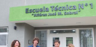 San Fernando: Juan Andreotti y Axel Kicillof inauguraron la Escuela Técnica N°1 de Islas renovada por el Municipio