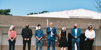 Escobar: Beto Ramil inauguró el ciclo lectivo 2022 en una escuela pública del barrio Lambertuchi