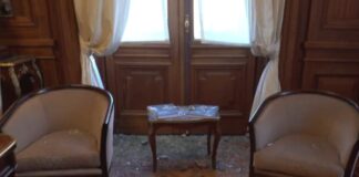 Cristina Kirchner mostró los destrozos en su despacho del Senado: “Inmensa pena”