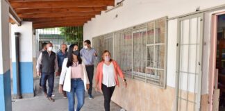 Malvinas: Noelia Correa visitó la EP N°7 de Ing. Pablo Nogués