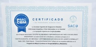 Malvinas: El Centro de Obesidad y Enfermedades Metabólicas ha sido acreditado por la Sociedad Argentina y la Federación Internacional de Cirugía de la Obesidad
