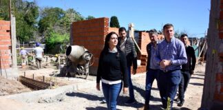Malvinas: Se construye un nuevo Jardín de Infantes en Villa de Mayo