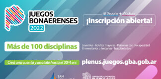 San Fernando: Los vecinos ya se pueden anotar para los Juegos Bonaerenses 2022