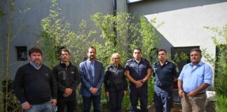 Escobar: Seguridad, Sujarchuk recibió a los nuevos jefes de la Policía Local y del Comando de Patrullas del Municipio