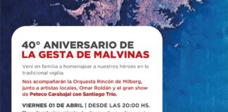 Tigre: Se realizará su tradicional vigilia en el 40° aniversario de la gesta de Malvinas
