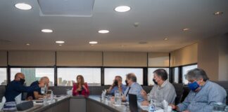 Malena Galmarini y Néstor Grindetti se reunieron para supervisar obras de agua y cloacas para Lanús