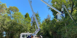 Escobar: Se amplió el tendido de fibra óptica en Loma Verde y continúa instalando cámaras de seguridad