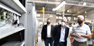 Tigre: Julio Zamora visitó las instalaciones de la empresa Multicontrol S.A en Troncos del Talar