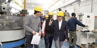 Tigre: Julio Zamora visitó la planta de PAT Group en El Talar