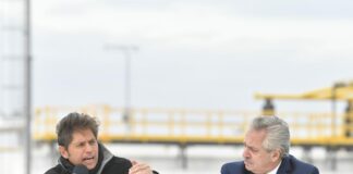 Kicillof participó del anuncio del gasoducto Néstor Kirchner