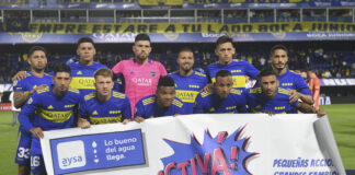 AySA y AFA concientizaron sobre el cuidado del agua en la octava fecha de la Copa de la Liga