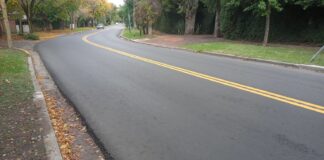 San Isidro: Nuevo asfalto en Blanco Encalada