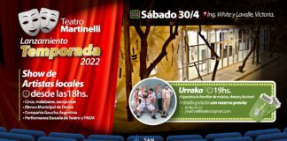 San Fernando: Este sábado en el Teatro Martinelli de Victoria lanzará su Temporada 2022