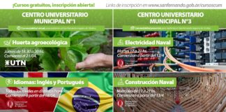 San Fernando: Comenzó la inscripción a cursos gratuitos del Centro Universitario Municipal