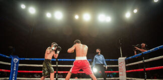 Escobar: Más de 1000 espectadores disfrutaron el combate internacional de boxeo que la Municipalidad organizó en el Predio Floral