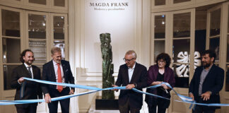 Tigre: Julio Zamora acompañó la inauguración de la muestra “Moderna y Precolombina” de Magda Frank en el Museo de Arte Tigre