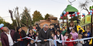 Tigre: Junto a las familias de General Pacheco, Julio Zamora inauguró la remodelación de la plaza General Don José de San Martín