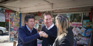 San Isidro: Posse recibió a Santilli en Beccar