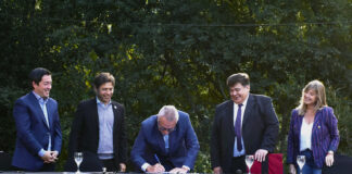 Tigre: Julio Zamora y Axel Kicillof acordaron nuevas obras de pavimentación para el Municipio