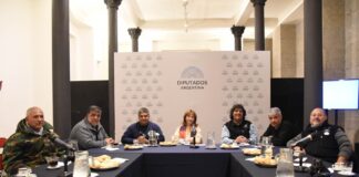 San Fernando: Alicia Aparicio recibió en el Congreso de la Nación a veteranos de Malvinas