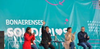 Kicillof encabezó el lanzamiento de una nueva etapa del programa Bonaerenses Solidarios y Solidarias