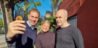 Con el eje puesto en la inseguridad Rodríguez Larreta y Santilli recorrieron La Matanza