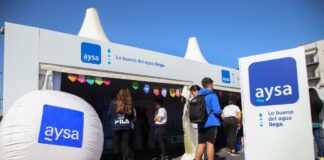 AySA participó del ATP Challenger Tour con juegos de concientización sobre el consumo responsable de agua