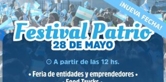 Escobar: El Festival Patrio del 25 de mayo se reprograma al sábado por cuestiones climáticas