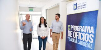 Malvinas: Noe Correa visitó el Centro Municipal de Estudios