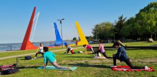 Vicente López: Continúan las clases de Yoga en la Costa