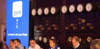 Malena Galmarini se reunió con legisladores y legisladoras nacionales, provinciales y locales para mostrarles los avances de las obras de AySA