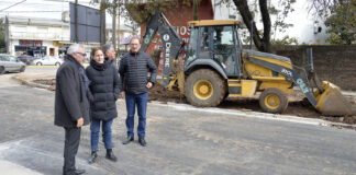 Tigre: Avanza con más obras de asfalto en Benavídez sur