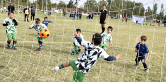 Tigre: Julio Zamora acompañó el lanzamiento de la Liga Municipal de Baby Fútbol Infantil 2022