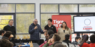 Tigre: Julio Zamora inauguró la Escuela Municipal de Ajedrez