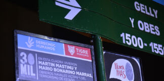 Tigre: El programa “Esquinas de la Memoria” del Municipio homenajeó a Mario Bonarino Marras y Martín Mastinu, víctimas del terrorismo de Estado