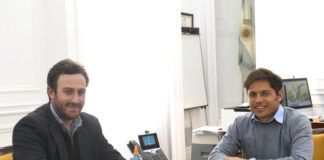 Kicillof se reunió con el intendente de 25 de Mayo