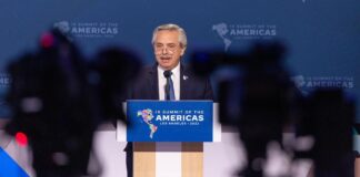 “Estamos frente a la oportunidad de plantearnos el desarrollo de una verdadera Asociación Estratégica Común”, dijo Alberto Fernández en la XI Cumbre de las Américas
