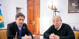 Kicillof se reunió con el intendente de Mar Chiquita