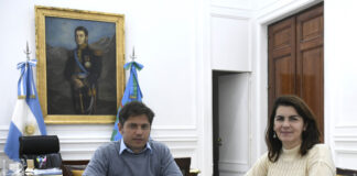 Kicillof se reunió con la intendenta de Moreno