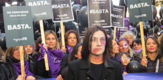 Mujeres FR, presente en la marcha: “Ni una Menos. Basta”