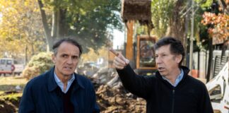 San Isidro: Posse y Katopodis recorrieron obras en el Municipio