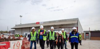 Malena Galmarini recorrió junto a autoridades del Banco Mundial y ACUMAR la megaobra Sistema Riachuelo