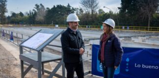 Pilar: Galmarini y Achaval recorrieron una obra que beneficiará a más de 65.000 vecinos