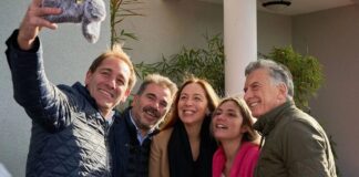 Macri recorrió una obra hídrica en La Plata junto a Vidal y Ritondo