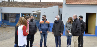 Tigre: Zamora supervisó la puesta en valor del edificio donde funcionan la EP N°48 y la EES N°23 de El Talar