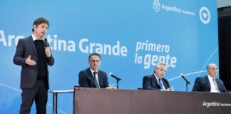 Kicillof participó de la presentación del plan de obras públicas “Argentina Grande”