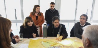 Kicillof se reunió con representantes de la producción y el turismo en Carhué