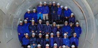 Malena Galmarini y José Luis Lingeri celebraron los 110 años de la creación de Obras Sanitarias de la Nación junto a trabajadoras y trabajadores de AySA